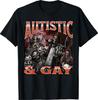 Autistisch en Homo Grappig Hard Skelet Meme Bootleg T-shirt