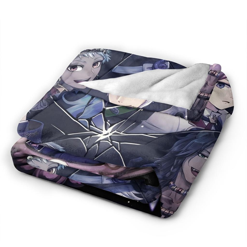 Twisted-Wonderland the Animation Anime Gift Blanket For Men Women Warm Cozy Fluffy Throw Blankets for Couch Multiple Sizes