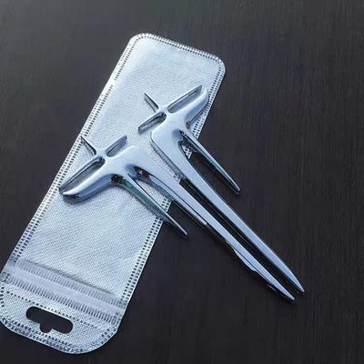 Extended Version 3D Car Decorative Stickers Fender Side Decals Rear Trunk Badges Modified Fake Air Vent Body Stickers