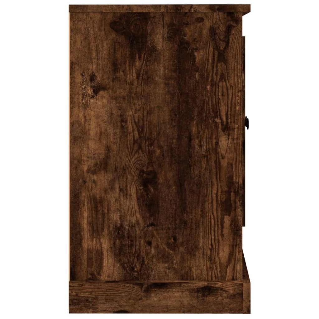 Sideboard Smoked Oak 100x35.5x60 Cm Wood Based Panel