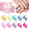 TOMICCA Kids Nail Polish, Peelable Nail Polish, Water-soluble Nail Set, Nail Polish, Makeup Set, Kids Nails, Kids Birthday Set