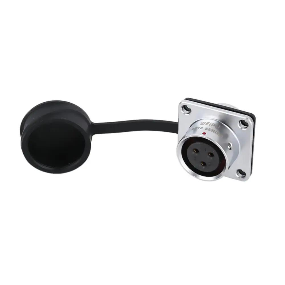 WEIPU SF16 SF1610 SF1613 M16 Waterproof Connector IP67 Power Electrical Adapter Panel Mount PCB Soldering 2 3 4  5 7 9Pin 10Pin