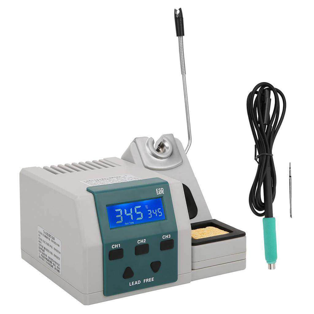 Soldering Station 2s Rapid Heating Accurate Temperature Control 3 Storage Channel T26 120WEU Plug 220V(Including