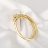 New Snake-shaped Bracelet Set with Zircon Pearls Cute Open Hand Bracelet