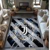Juventus FC Printed Flannel Area Rug Non Slip Soft Polyester Floor Carpet Indoor Decor Mat for Bedroom Living Room Sofa