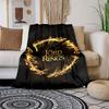 1pc Lord of the Rings Cartoon Blanket,Portable Throw for Travel & Camping, All Season Cozy Blanket,Ideal Gift