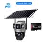 4G/WiFi Solar Camera – HD PIR Sensor, Night Vision Security Monitor, Waterproof Surveillance
