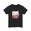 RAMEN KITTY CAT ART TEE Tshirt FUN KAWAII GIFT MEN WOMEN TEEN JAPAN STREET SHIRT