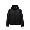 Einfache Mode Lässige Kurze Warme Daunenjacke mit Kapuze Damen Oberbekleidung 162548910-5