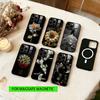 Wealth Flower Phone Case For iPhone17,16,15,14,13,12,11 Plus,Pro Magnetic with Magsafe Wireless Charging
