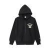 Sudadera con capucha de manga larga, cuello redondo, forro polar, estampado gráfico, corte relajado, con capucha REVERSE Negra 11.5oz WEAVE(R) C3-A116 Hombre