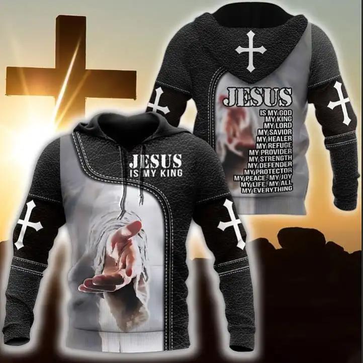 Hanorac pentru bărbați, Iisus Hristos, Hanorac cu imprimare 3D, Primăvară, Toamnă, Designer de modă, Pulover casual, Îmbrăcăminte Y2k supradimensionată Stranger Things