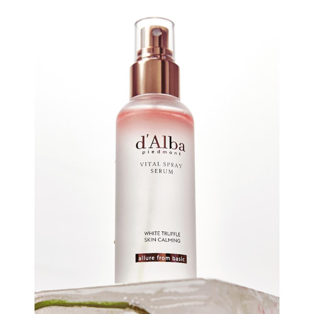 d'Alba White Truffle First Spray Serum 100ml + Vital Spray Serum 100ml + Gift Bag, 1 Set