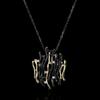 Creative Irregular Necklaces for Women Luxury Two Tone Hollow Pendant Necklace Sweater Chains Choker Italy Jewelry