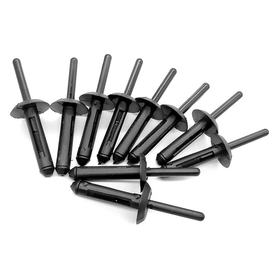 150Pcs Universal New Nylon Plastic Fascia Bumper Rivets Automotive Body Repair Auto Fastener Push Type Retainer Clip