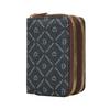 Women's Short Wallet Large Capacity Multiple Card Slots Coin Purse Card Holder With ID Window Zipper Card Cases Holder Student Handbag