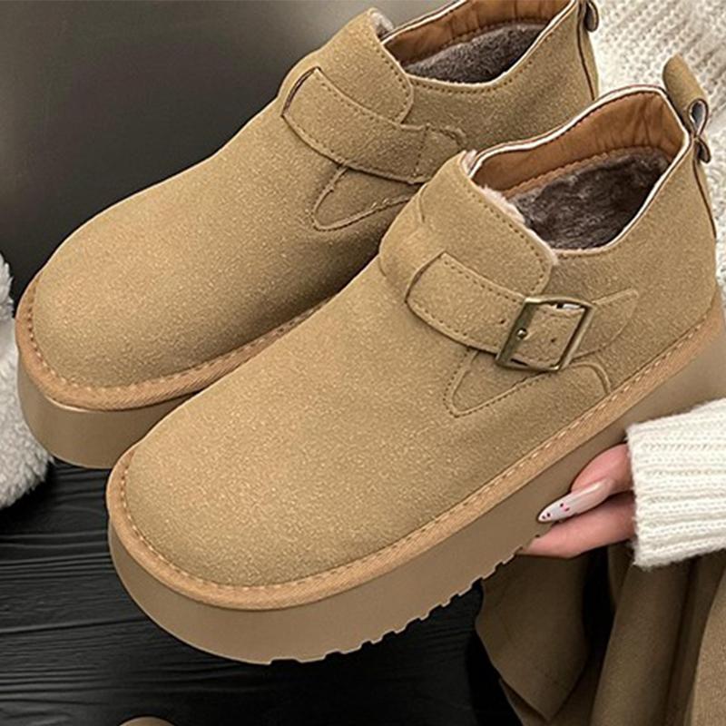 Suede Platform Women Shoes Flats Fashion Boots Woman 2025 Trend Winter Designer Walking Cozy Sport Casual Zapatos Mujer Sneakers