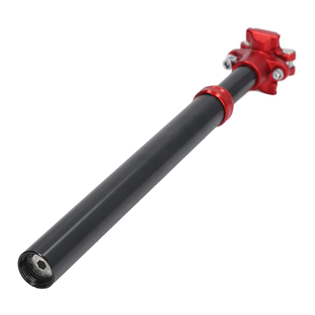 27,2x350mm Fahrrad Feder Sattelstütze mit Adapterrohr Aluminiumlegierung Fahrrad Stoßdämpfer Dämpfer Stange