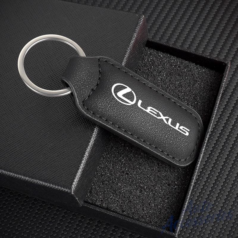 Leather Car Keychain Keyring Chain Pendant Jewelry Gift Accessory For Lexus ES RX NX LS UX LM LX GX LC RZ IS CT GS RC HS SC LBX