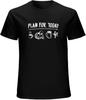 Plan for Today Welder Coffee Welder Men Short Sleeve T-Shirt Black