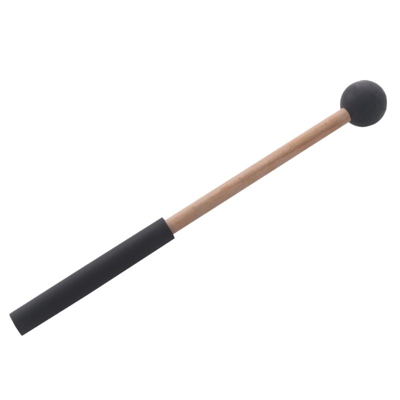 2 Stück Leichte Holzgriff Trommelschlägel Stock Ätherische Drumsticks Runder Kopf Trommelstöcke Hammer Kleine Musikalische Drumsticks