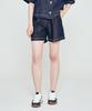 DEPASION Stitch Point Denim Shorts (Blue)