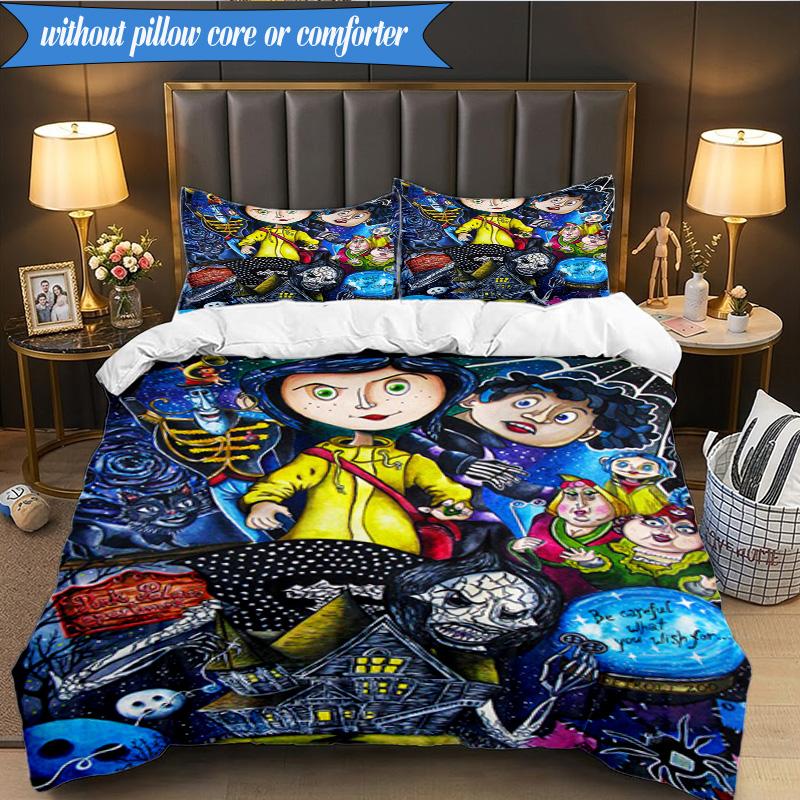 Fantasy In Horror Mother 3pcs K-pop Music Group Bedding set,Ideal for Bedroom, Dormitory,Including Duvet Cover And 2pcs Pillowcases,Fan Gifts