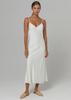 Seiden-Slipdress Midi doppellagig