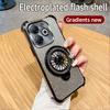 Spark 20 Rotate Gyro Bracket Holder for Magsafe Magnetic Case for Funda Tecno Spark 20 Pro Spark20 20Pro 20C Clear Stand Cover