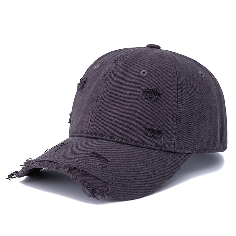 New Washed Cotton Retro Distressed Style Cap High Quality Baseball Cap Women Dopamine Cap Outdoor Hats