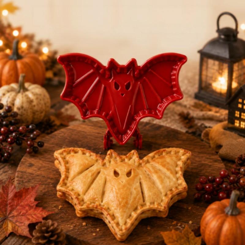 Mini Halloweenské koláčové formičky Pečicí potřeby 8 tvarů Potravinářský těstový lisovač, Halloweenské pečicí potřeby