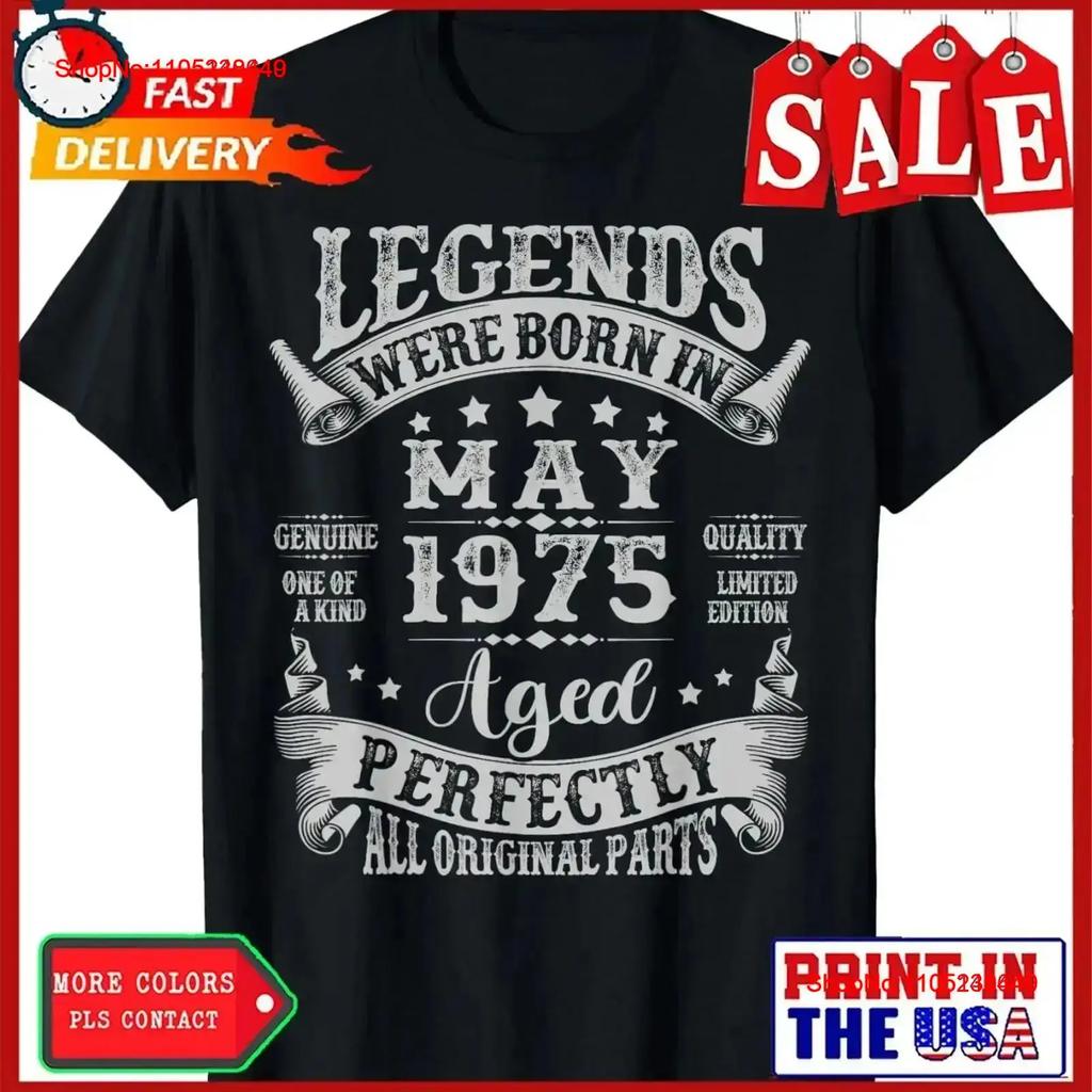 Legend Were Born in May Vintage th Birthday T Shirt Washed Stretched Stylish streetwear vintage Washed Unisex graphic