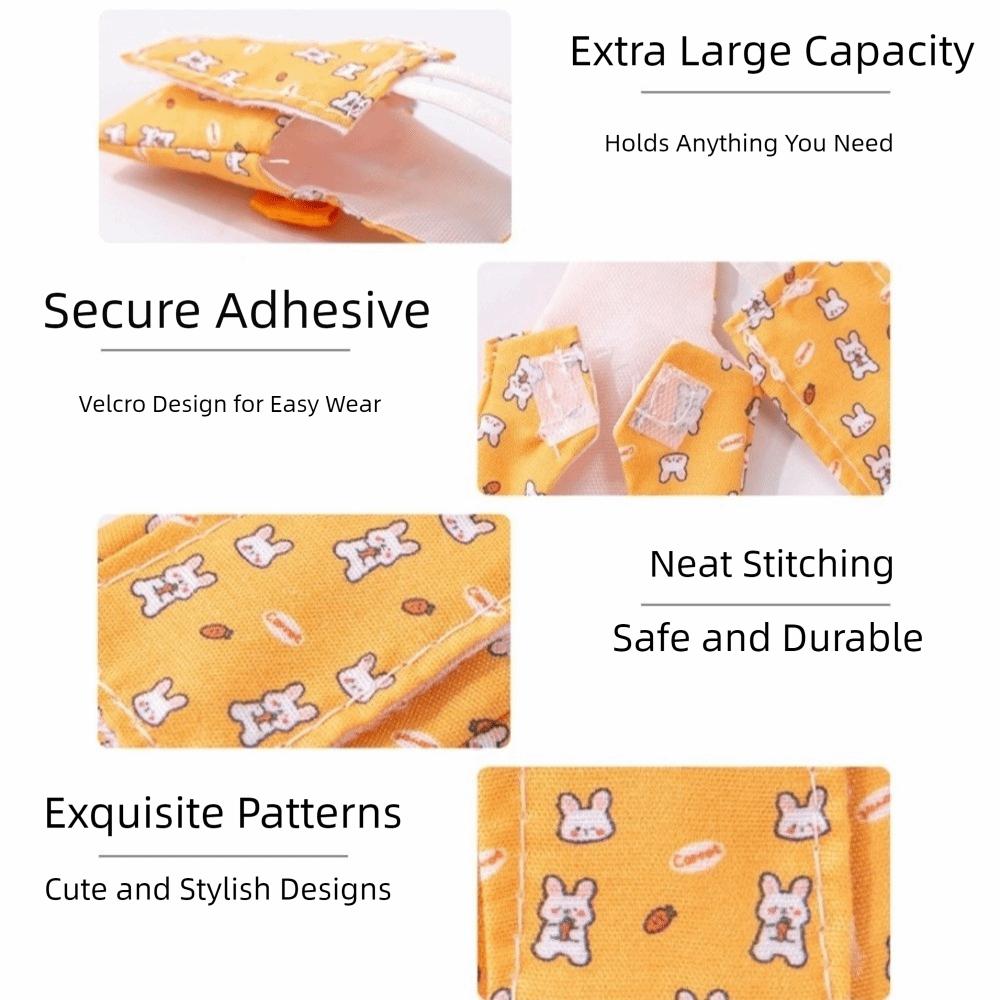 Adjustable Pet Parrot Diaper Bowtie Cartoon Animal Pattern Bird Nappy Breathable Parrot Flying Clothes Daily Clothing
