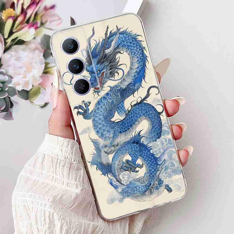 For Realme C65 4G 2024 Case Soft Silicone Colorful Butterfly Cover Case For Realme C 65 C65 Fundas RMX3910 Full Protective Case