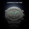 LIGE Luxusuhren für Herren Datum Chronograph Edelstahl Herrenuhr Wasserdicht Leuchtend Sport Militärisch Herren Quarz Uhr