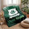 Plymouth Argyle FC Benutzerdefinierter Name Text Flanelldecke Fußball Logo Personalisierte Fleece-Wurfdecke Besonderes Geschenk für Sofa Schlafzimmer Zuhause