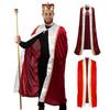 Pelerina de Halloween pentru femei, rege regina, cosplay, cu șireturi, lungime la podea, asortarea culorilor, decorare din dantelă, performanță, festivaluri, pelerina