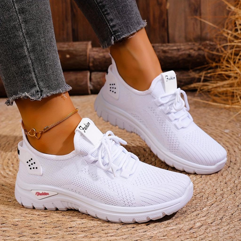 Summer Fashionable Sneakers with Breathable Mesh, Slip-Resistant And Durable Sole, Lightweight And Versatile Casual Shoes, Women Shoes