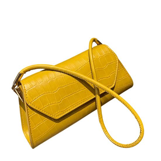 Women PU Leather Underarm Bag Fashion Shoulder Bag Stylish Top Handle Bag Lightweight Handbag for Shopping Dating Commuting