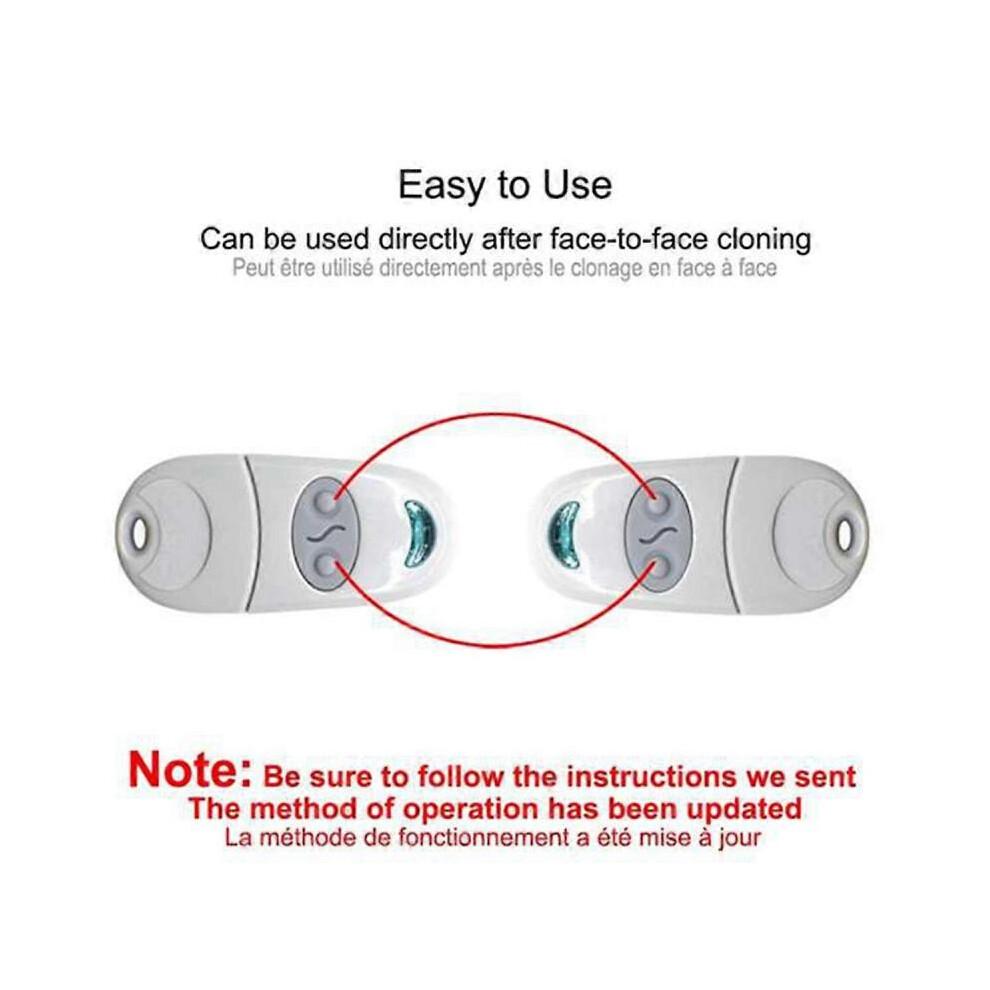 10 PCS Télécommande Ouvre-Porte de Garage TOP 432EE 433.92MHz Télécommande de Copie Contrôleur d'Ouverture de Portail