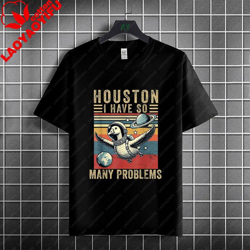 Funny Raccoon Astronaut Space Pattern Graphic Tshirt 100 Cotton Short Sleeve Fashion Casual Tshirt Perfect For Outdoor Wear