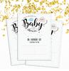 Convite para Chá de Bebê Darling Souvenir Cartão para Imprimir Preencher ou Escrever à Mão Convites em Branco Suprimentos para Festa Pacote com 28
