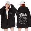 Korean NewJeans Bunny Kawaii Graphic Zip Up Hoodies Fashion Kpop Style Cute Hoodie Чоловічі Жіночі Повсякденні Куртки Світшоти Застібки