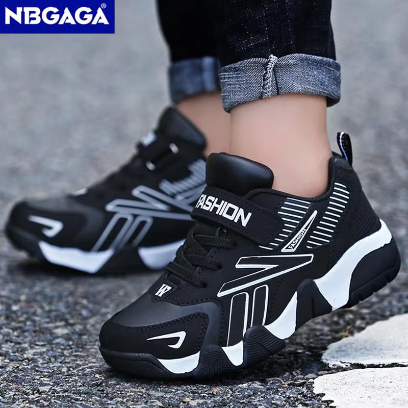 Barn Pojkar Skor Skola Sport Mode Läder För Barn Tennis Vardagliga Sneakers Barn Pojke Löpning 7-12 År Promenadsko