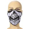 Lustiger Totenkopf Halbgesichtsmaske Skelett Halswärmer Motorradhelm Ski Sport Biker Radfahren Neopren für Halloween