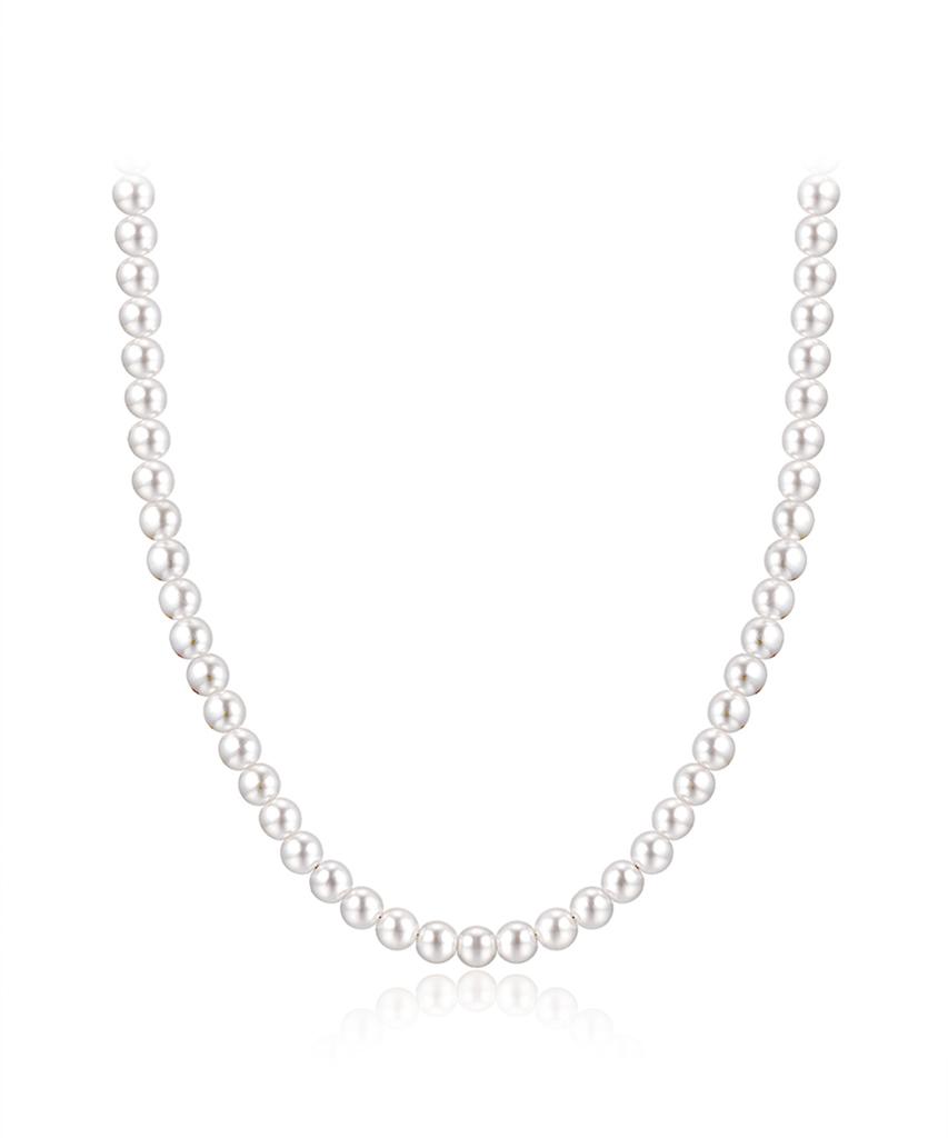 Ellejewelry Pearl Bead Necklace Elbrnn196