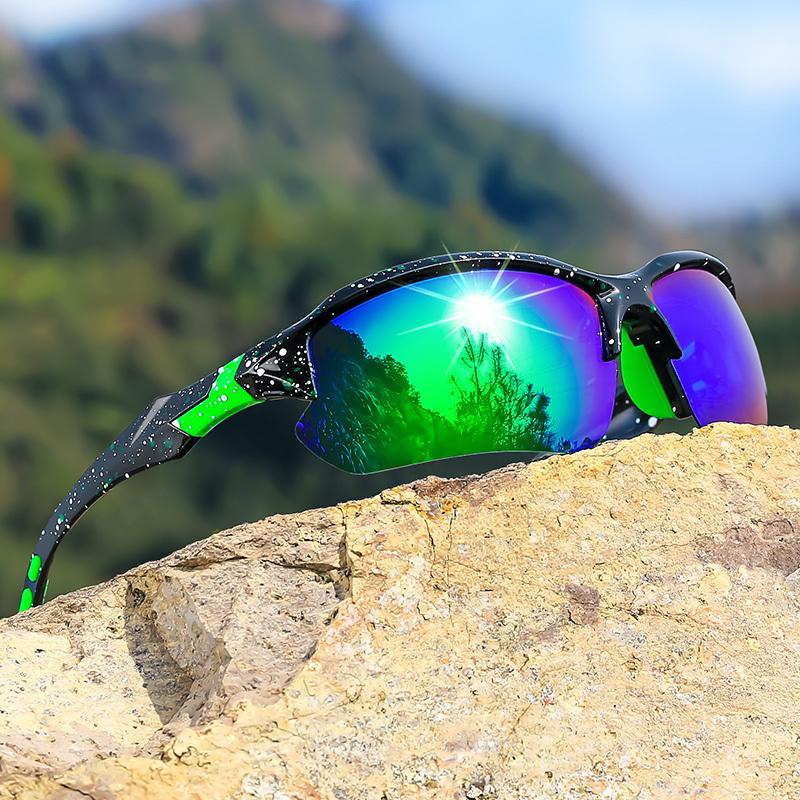 2PCS High Value Sets Women's Half Frame Fashion Glasses Colorful Coating Starry Sky Purple Dreamy Pink Lenses