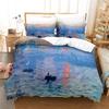 3D Artistic Van Gogh Style Sky Oil Painting Bedding Set Single Twin Double Queen King Cal King Size Bed Linen Set