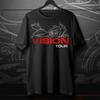 Victory Vision Tour 2008-2018 Motorcycle T-Shirt for Touring Bikers Reprint Sale Unisex T-Shirt