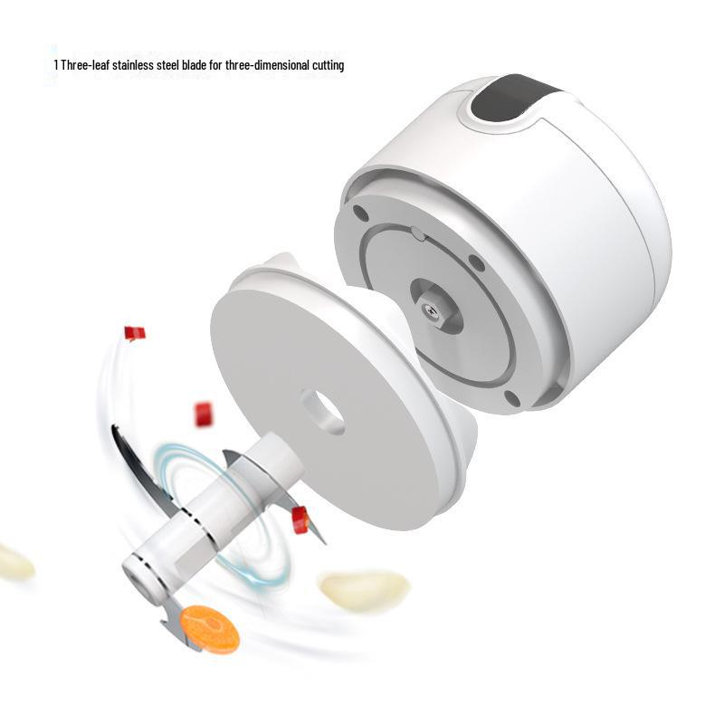 Automatic Mini Multi-Function Electric Garlic and Meat Grinder